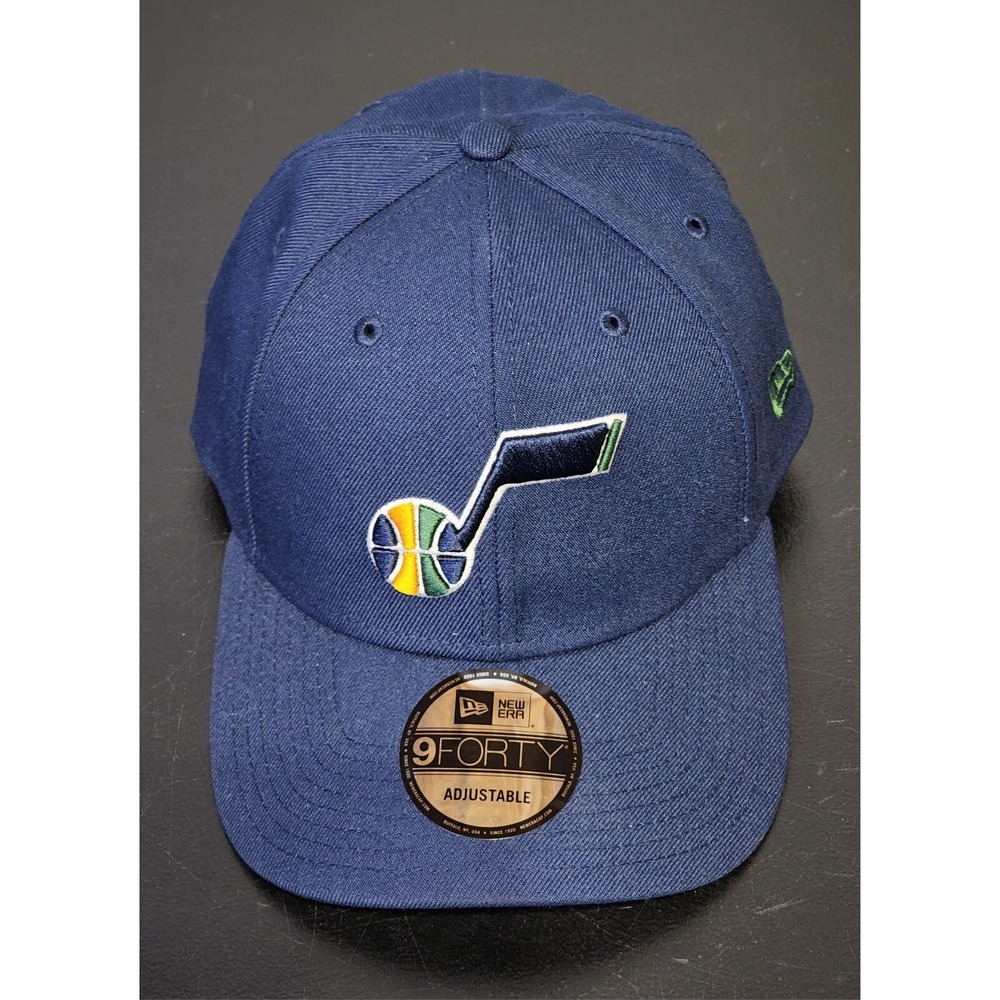 New Era 9forty Hat Utah Jazz NBA The League Cap‎ adjustable strap Cap Navy Blue